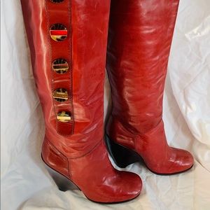 Marc Jacobs Beautiful red leather boots!